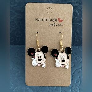 Handmade Mickey Mouse earrings